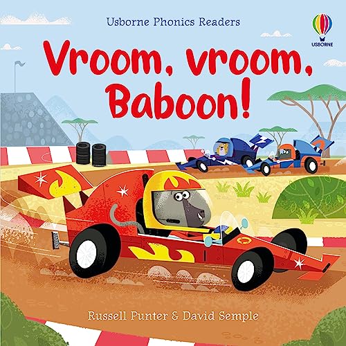 Vroom, vroom, Baboon! (Phonics Readers) von Usborne Publishing